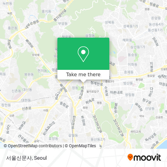 서울신문사 map