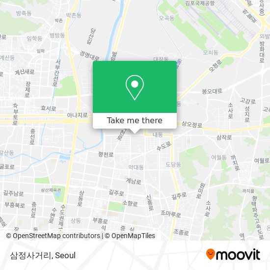 삼정사거리 map