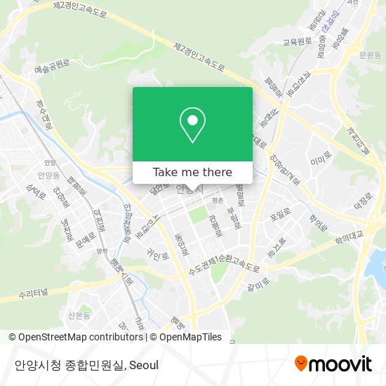 안양시청 종합민원실 map