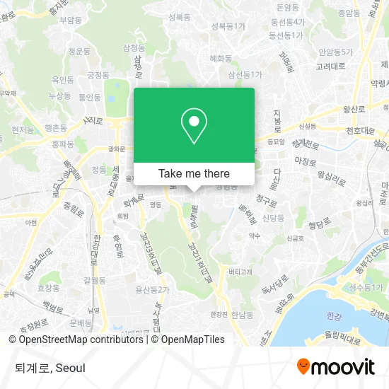 퇴계로 map