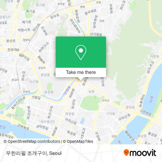 무한리필 조개구이 map