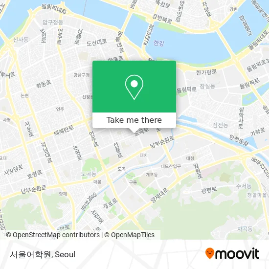 서울어학원 map