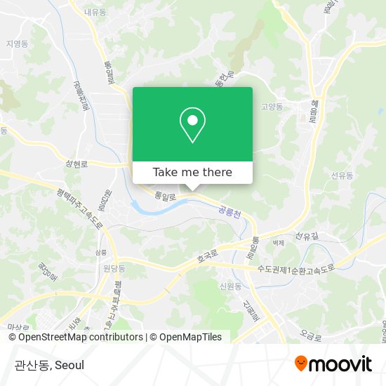 관산동 map