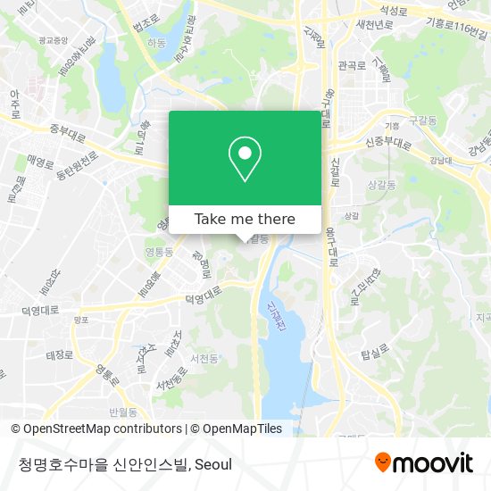 청명호수마을 신안인스빌 map