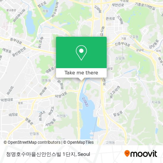 청명호수마을신안인스빌 1단지 map