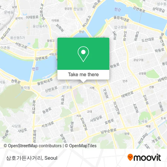 삼호가든사거리 map
