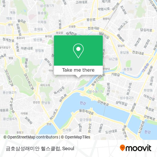 금호삼성래미안 헬스클럽 map