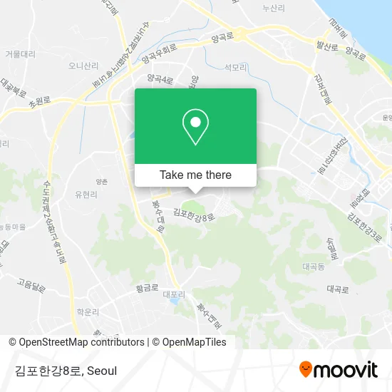 김포한강8로 map