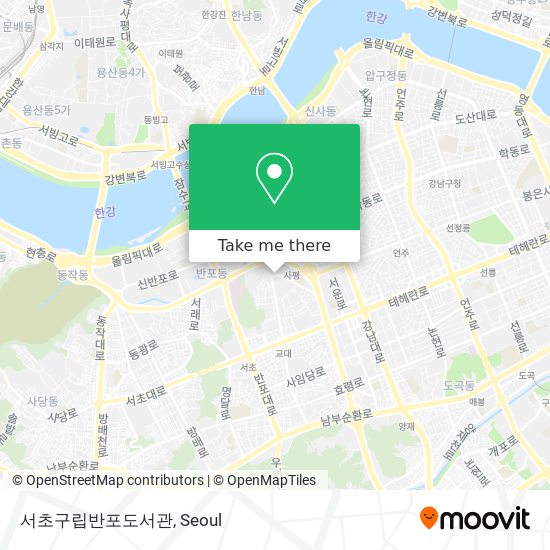 서초구립반포도서관 map