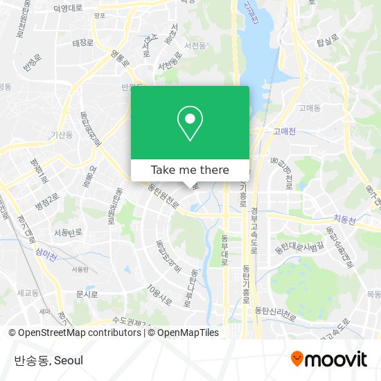 반송동 map