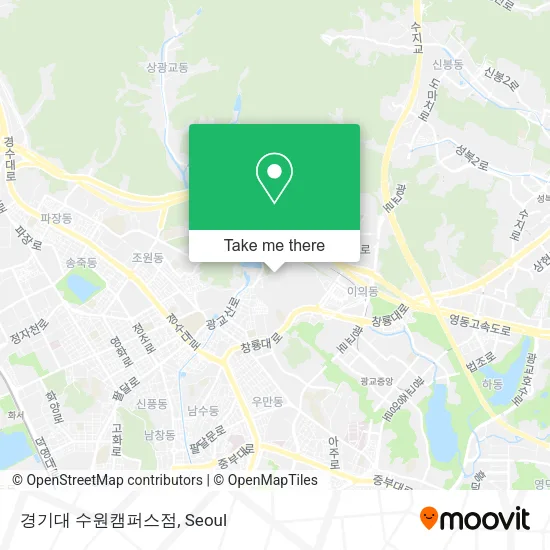 경기대 수원캠퍼스점 map