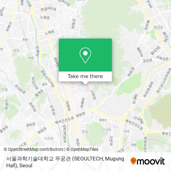 서울과학기술대학교 무궁관 (SEOULTECH, Mugung Hall) map