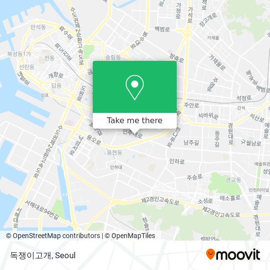 독쟁이고개 map