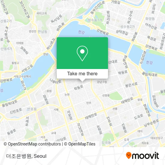 더조은병원 map