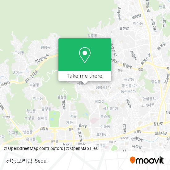선동보리밥 map