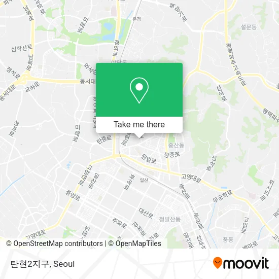 탄현2지구 map