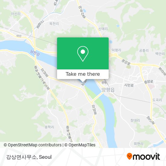 강상면사무소 map