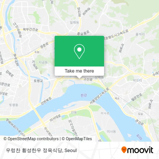 우렁찬 횡성한우 정육식당 map