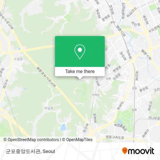 군포중앙도서관 map