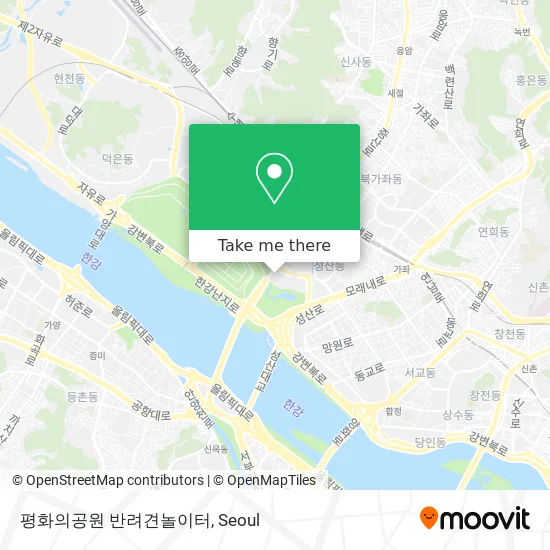 평화의공원 반려견놀이터 map