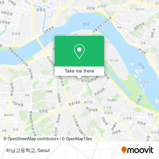 하남고등학교 map