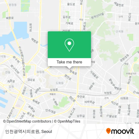 인천광역시의료원 map
