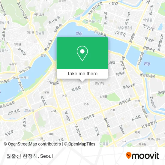 월출산 한정식 map