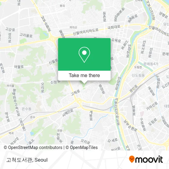 고척도서관 map