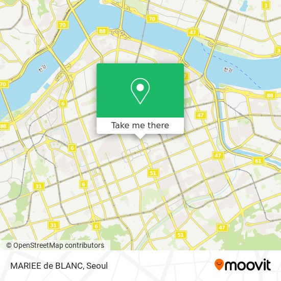 MARIEE de BLANC map