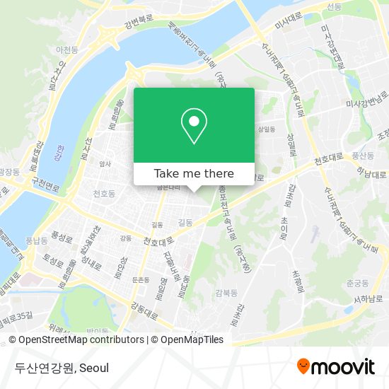 두산연강원 map