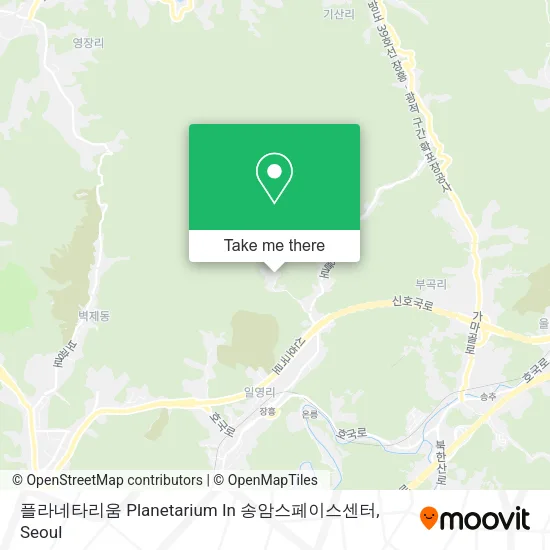 플라네타리움 Planetarium In 송암스페이스센터 map