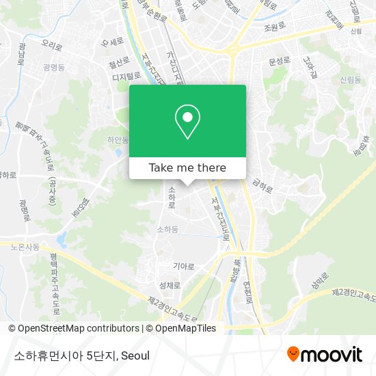 소하휴먼시아 5단지 map