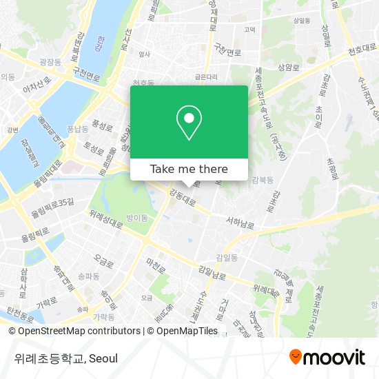 위례초등학교 map