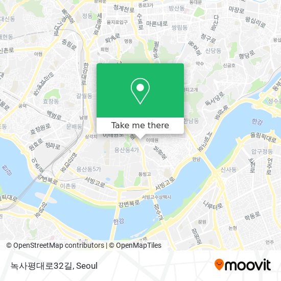 녹사평대로32길 map