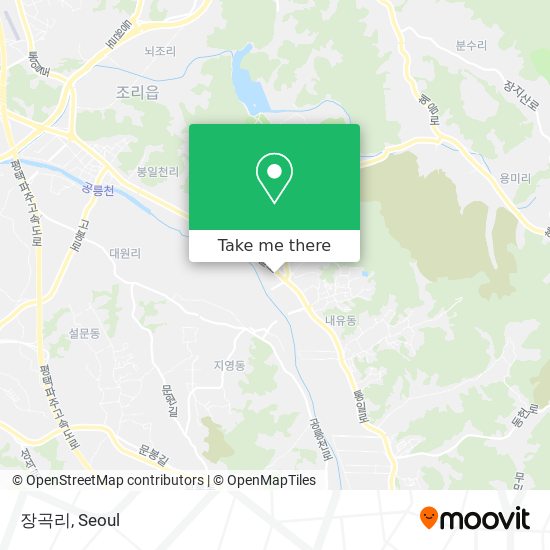 장곡리 map