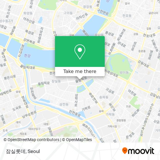 잠실롯데 map