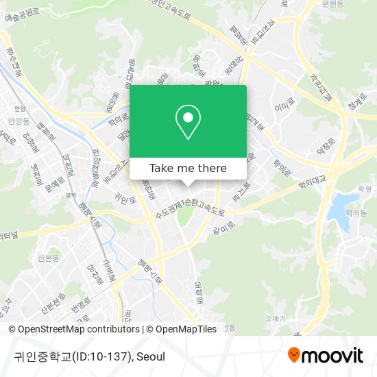 귀인중학교(ID:10-137) map
