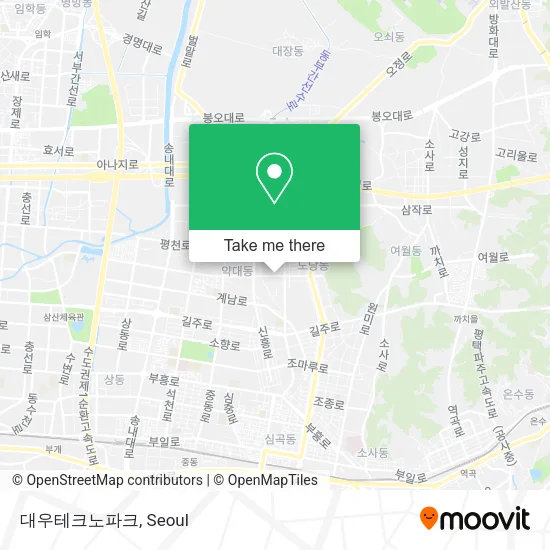 대우테크노파크 map