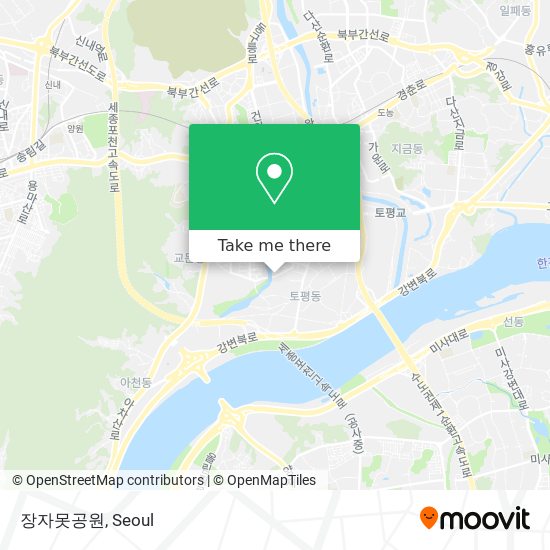 장자못공원 map