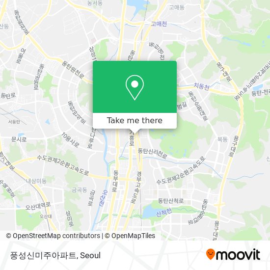풍성신미주아파트 map