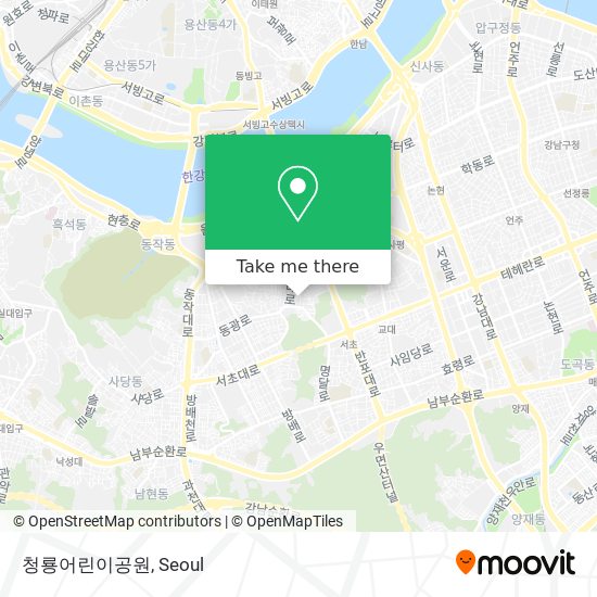 청룡어린이공원 map