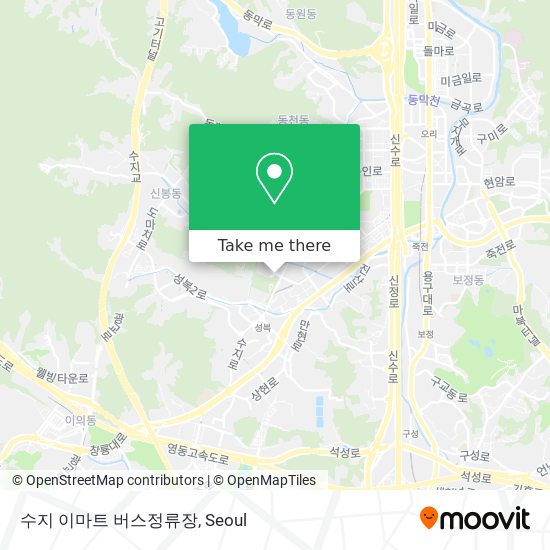 수지 이마트 버스정류장 map
