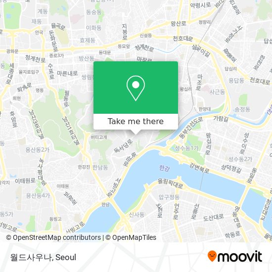 월드사우나 map