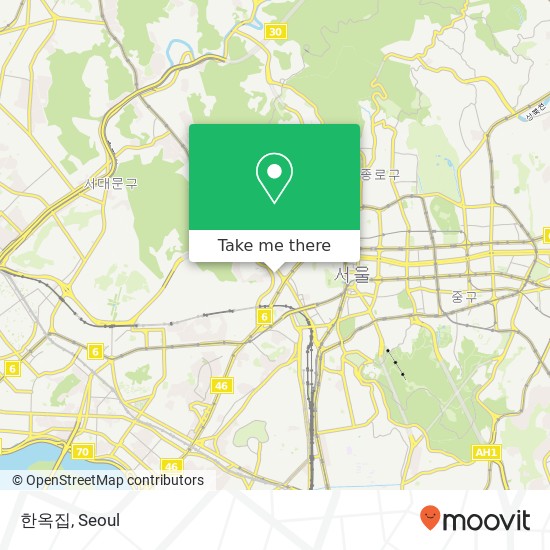 한옥집 map