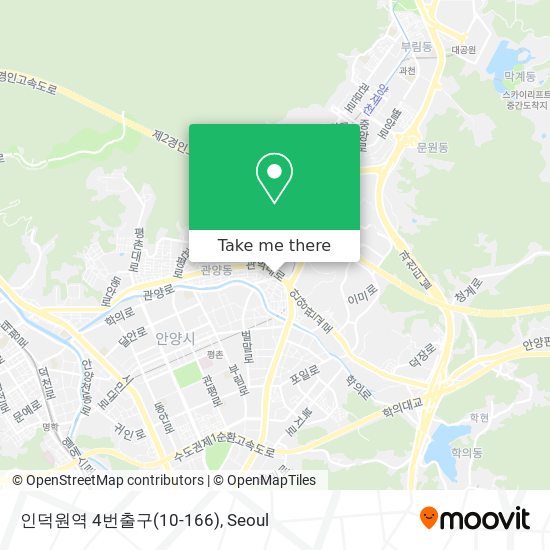 인덕원역 4번출구(10-166) map