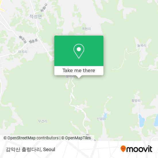 감악산 출렁다리 map