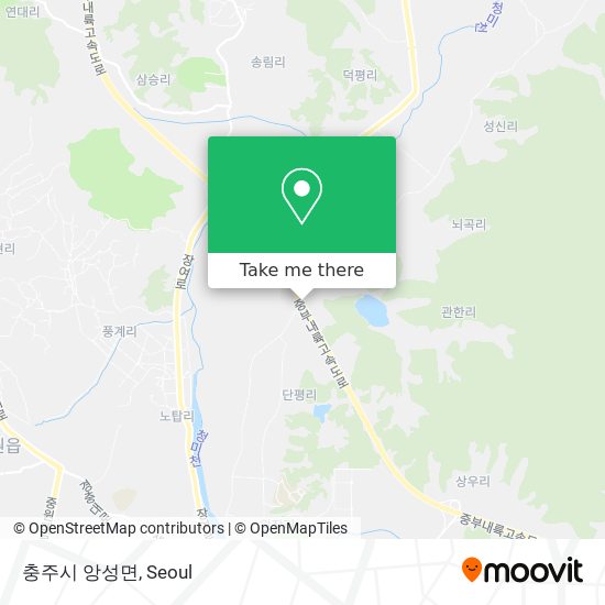 충주시 앙성면 map