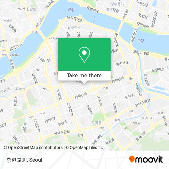 충현교회 map