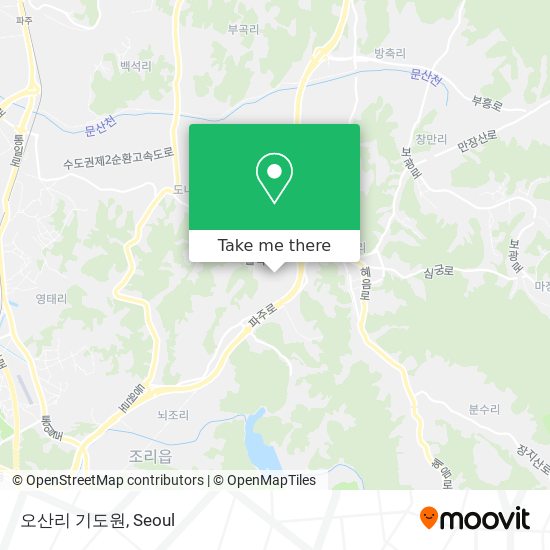 오산리 기도원 map