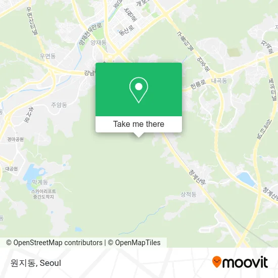 원지동 map